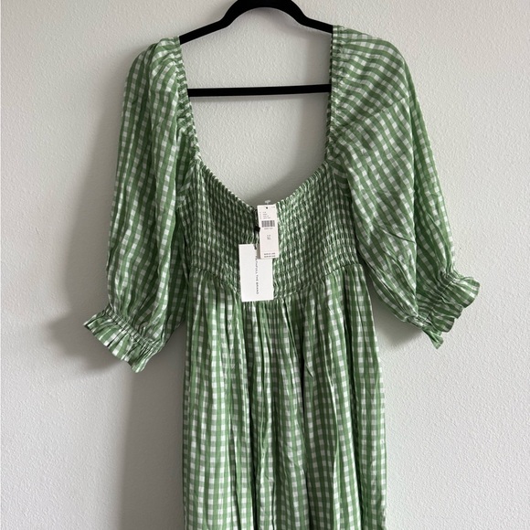 NWT Faithfull Lilou Smocked Maxi Dress - Picture 4 of 9